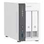 NAS QNAP 216G 2-Bay, CPU ARM 2.0GHz Quad core, RAM 4GB, 2.5"/3.5" SATA 6Gbps HDD (neincluse),  LAN: 1 x 2.5GbE + 1 x GbE, USB3.2